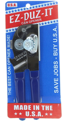 Duz can opener - can, (blue)