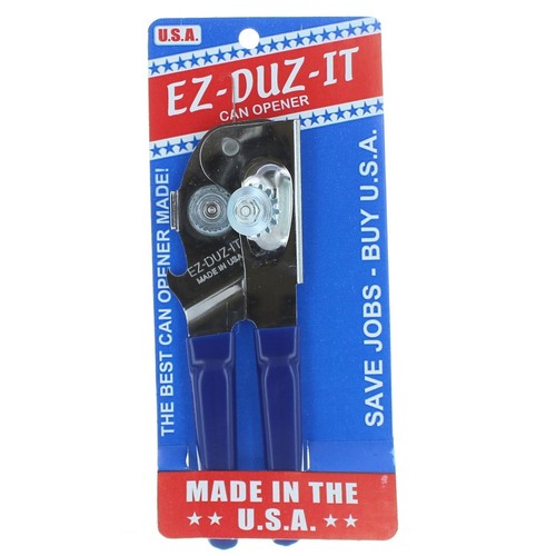 Heavy duty blue can - blue, opener