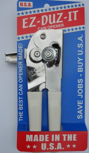Can opener white - can,